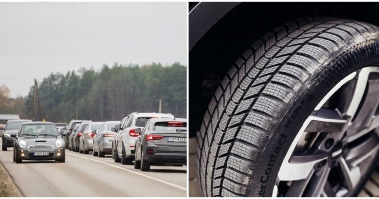 Kelyje prakiuro automobilio padanga: netikėta pareigūnų pagalba moteriai įsimins ilgai