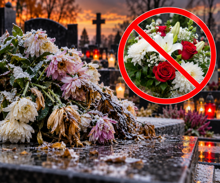 Jokiu būdu neneškite per Vėlines ant kapų gyvų gėlių